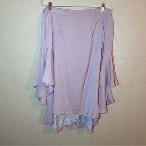 Runaway The Label Off The Shoulder Dress Mauve Size Small mini dress
